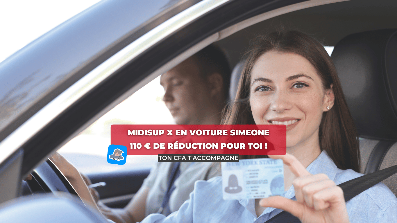 Permis apprenti : 110 € de réduction avec En Voiture Simone